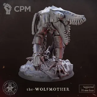Описание картинки Trench War Wolf от Manufactorum76 по цене 1 000руб | Свободный Рынок Миниатюр - СРМ
