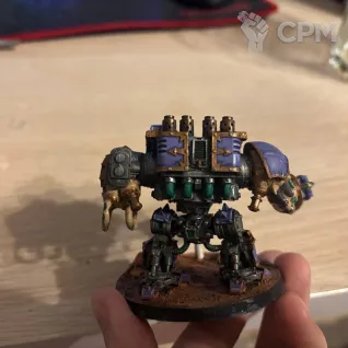 Описание картинки Black Legion Chaos Dreadnought / Hellbrute от  по цене 999руб | Свободный Рынок Миниатюр - СРМ