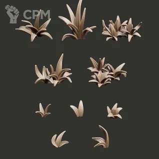 Описание картинки Grass Tufts от Орки с наГорки по цене 150руб | Свободный Рынок Миниатюр - СРМ