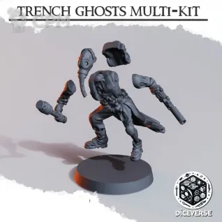 Описание картинки Trench Ghosts от Manufactorum76 по цене 750руб | Свободный Рынок Миниатюр - СРМ