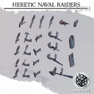 Описание картинки Heretic Naval Raiders от Manufactorum76 по цене 160руб | Свободный Рынок Миниатюр - СРМ