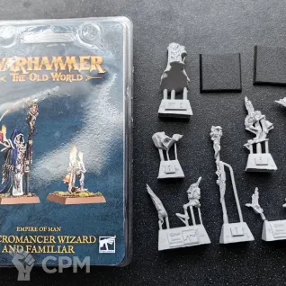 Описание картинки Necromancer Wizard and Familiar от Defiler по цене 4 600руб | Свободный Рынок Миниатюр - СРМ