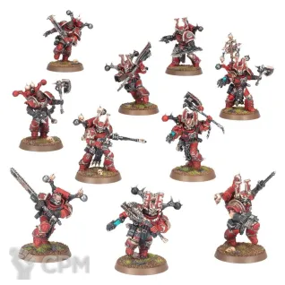 Описание картинки Khorne Berzerkers от 3Д-Печка по цене 1 500руб | Свободный Рынок Миниатюр - СРМ