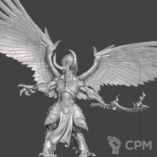 Описание картинки Magnus the Red от Knight of Light по цене 1 800руб | Свободный Рынок Миниатюр - СРМ