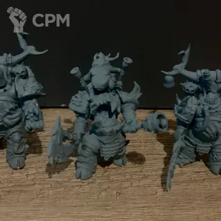 Описание картинки Чумные космодесантники / Plague Space Marines от Flameborn_Minis по цене 150руб | Свободный Рынок Миниатюр - СРМ