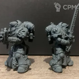 Описание картинки Black Templars - Черные Храмовники от Flameborn_Minis по цене 180руб | Свободный Рынок Миниатюр - СРМ