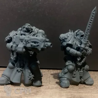Описание картинки Black Templars - Черные Храмовники от Flameborn_Minis по цене 180руб | Свободный Рынок Миниатюр - СРМ