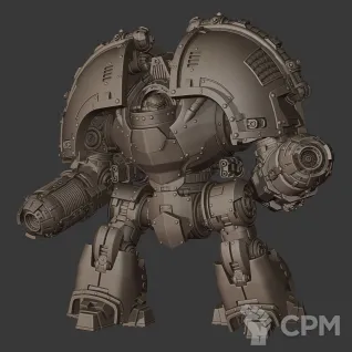 Описание картинки Saturnine Dreadnought от VtorushinAdditiveTec по цене 2 000руб | Свободный Рынок Миниатюр - СРМ