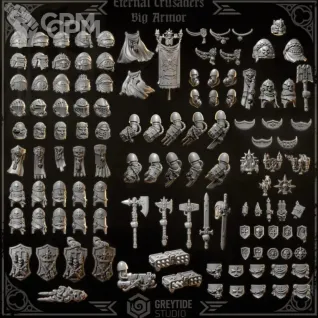 Описание картинки Black templars upgrade pack от Destr по цене 2 000руб | Свободный Рынок Миниатюр - СРМ