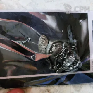 Описание картинки Starforged &amp; Warhammer 40K Brooch Space Pirate Ork Kaptin Badrukk Pin Badge от kvyatkovskiy-1995 по цене 1 459руб | Свободный Рынок Миниатюр - СРМ