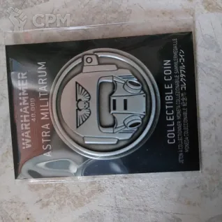 Описание картинки Astra Militarum Collectible Coin от kvyatkovskiy-1995 по цене 1 599руб | Свободный Рынок Миниатюр - СРМ