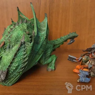 Описание картинки Megaboss on Maw-krusha / Gordrakk Fist of Gork Games Workshop, Age of Sigmar от Сергей Владимирович по цене 10 000руб | Свободный Рынок Миниатюр - СРМ