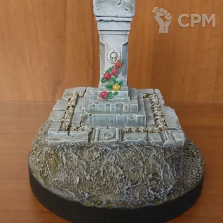 Описание картинки Подставка/ диорама под миниатюры/ модели Warhammer, DnD.. от Сергей Владимирович по цене 2 700руб | Свободный Рынок Миниатюр - СРМ