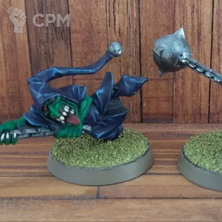 Описание картинки Warhammer fantasy battles. Night goblins (ночные гоблины). Покрашены. от Сергей Владимирович по цене 6 000руб | Свободный Рынок Миниатюр - СРМ