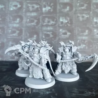 Описание картинки Deathshroud Terminators от uNick по цене 950руб | Свободный Рынок Миниатюр - СРМ