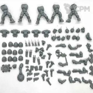 Описание картинки Primaris Infiltrators / Incursors (5шт) от VtorushinAdditiveTec по цене 550руб | Свободный Рынок Миниатюр - СРМ