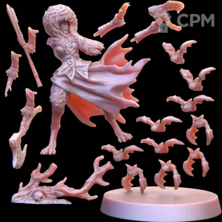 Описание картинки Ivya Volga, the Outcast от Fantasy Miniatures по цене 600руб | Свободный Рынок Миниатюр - СРМ