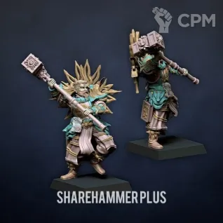 Описание картинки Warrior Priest of Sigmar от MrMetalHorror по цене 350руб | Свободный Рынок Миниатюр - СРМ