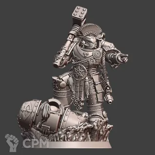 Описание картинки Praetor White Scars от @Avdohaprint по цене 700руб | Свободный Рынок Миниатюр - СРМ