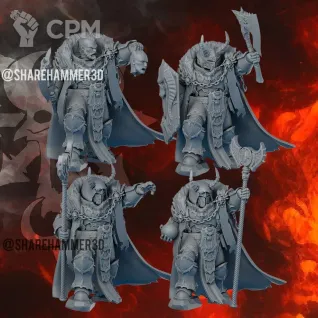 Описание картинки Sorcerer / Chaos Lord от MrMetalHorror по цене 450руб | Свободный Рынок Миниатюр - СРМ