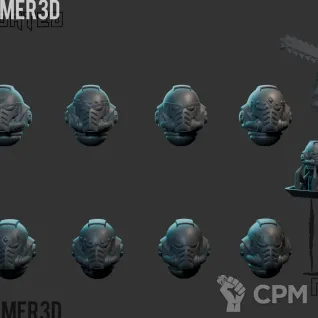 Описание картинки Space Wolvs Assault Intercessor Squad -10 Штук от MrMetalHorror по цене 1 000руб | Свободный Рынок Миниатюр - СРМ