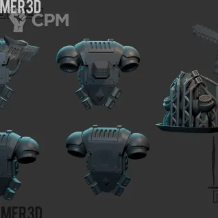 Описание картинки Space Wolvs Assault Intercessor Squad -10 Штук от MrMetalHorror по цене 1 000руб | Свободный Рынок Миниатюр - СРМ