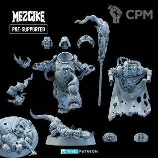 Описание картинки Malignant plaguecaster от MrMetalHorror по цене 325руб | Свободный Рынок Миниатюр - СРМ
