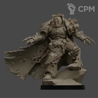 Описание картинки Konrad Curze от MrMetalHorror по цене 500руб | Свободный Рынок Миниатюр - СРМ