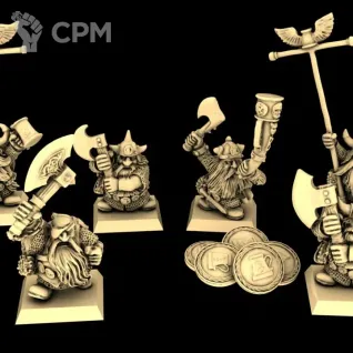 Описание картинки Bugman's Dwarf Rangers - Скан от MrMetalHorror по цене 600руб | Свободный Рынок Миниатюр - СРМ
