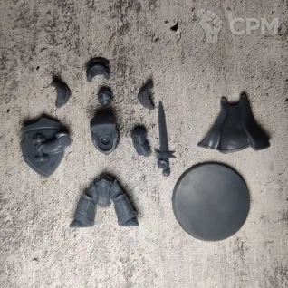 Описание картинки Imperial Fists Praetor in Tartaros Terminator Armour от SpaceCookie по цене 400руб | Свободный Рынок Миниатюр - СРМ