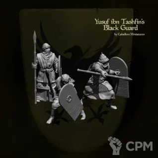 Описание картинки 11th&amp;12th Century Spanish - Yusef Ibn Tashfin's Black Guard (12 шт) от NITAI по цене 1 500руб | Свободный Рынок Миниатюр - СРМ