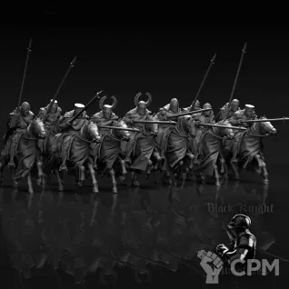 Описание картинки 11-13в Teutonic Mounted Knights (10 шт) от NITAI по цене 2 500руб | Свободный Рынок Миниатюр - СРМ