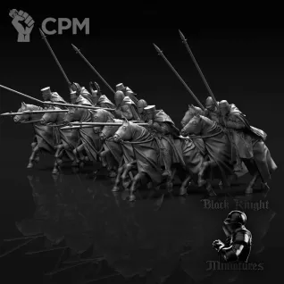 Описание картинки 11-13в Teutonic Mounted Knights (10 шт) от NITAI по цене 2 500руб | Свободный Рынок Миниатюр - СРМ
