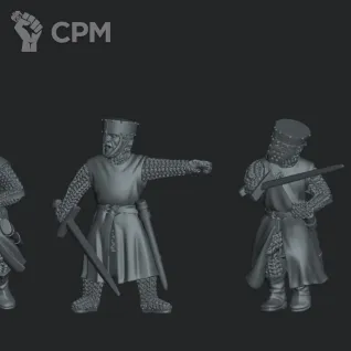Описание картинки 13th Century Knight ( 4 шт) от NITAI по цене 500руб | Свободный Рынок Миниатюр - СРМ