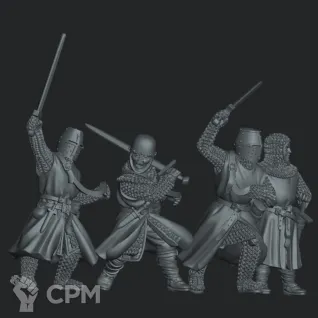 Описание картинки 13th Century Knight ( 4 шт) (2) от NITAI по цене 500руб | Свободный Рынок Миниатюр - СРМ