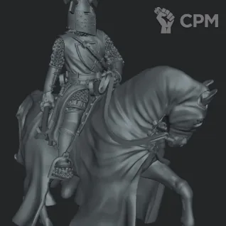 Описание картинки 11-13в mounted swedish folkunga knight battle at gestilren (1 шт с щитом) от NITAI по цене 300руб | Свободный Рынок Миниатюр - СРМ
