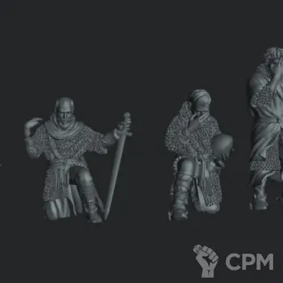 Описание картинки 11th&amp;12th Century - Praying Knights (6 шт) от NITAI по цене 650руб | Свободный Рынок Миниатюр - СРМ