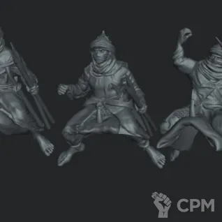 Описание картинки 11th&amp;12th Century Berber Camel Riders (8 шт) от NITAI по цене 2 000руб | Свободный Рынок Миниатюр - СРМ