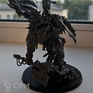Описание картинки Angron, Daemon Primarch of Khorne от Admiral Chi по цене 3 500руб | Свободный Рынок Миниатюр - СРМ