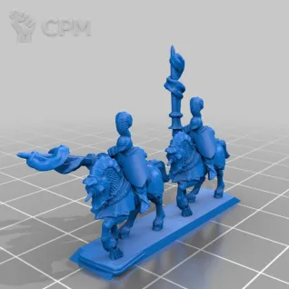 Описание картинки Caballeria Pesada Warmaster (1 плашка) от NITAI по цене 85руб | Свободный Рынок Миниатюр - СРМ