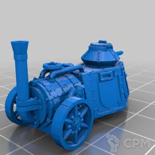 Описание картинки Empire Steam Tank Warmaster (1 плашка 10 мм) от NITAI по цене 140руб | Свободный Рынок Миниатюр - СРМ