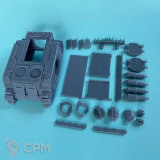 Описание картинки Legiones Astartes Deimos Pattern Rhino от Milestone по цене 1 390руб | Свободный Рынок Миниатюр - СРМ