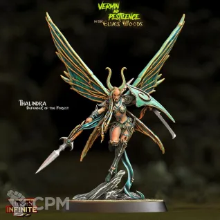 Описание картинки Thalindra the Defender of the Forest от 3Д-Печка по цене 250руб | Свободный Рынок Миниатюр - СРМ