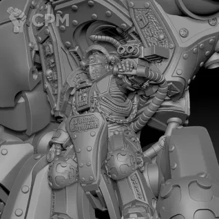 Описание картинки dreadknight от Manufactorum76 по цене 6 000руб | Свободный Рынок Миниатюр - СРМ