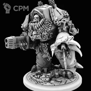 Описание картинки Night Lords Contemptor Dreadnought Ossarion от Стальные Небеса по цене 1 100руб | Свободный Рынок Миниатюр - СРМ