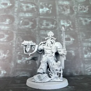 Описание картинки Belial, Grand Master of The Deathwing от uNick по цене 450руб | Свободный Рынок Миниатюр - СРМ