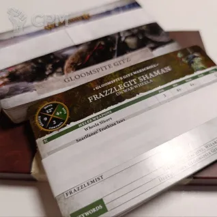 Описание картинки Warscroll Cards: Gloomspite Gitz от peekay по цене 2 000руб | Свободный Рынок Миниатюр - СРМ