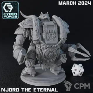 Описание картинки Space Wolves Dreadnought от MrMetalHorror по цене 1 200руб | Свободный Рынок Миниатюр - СРМ