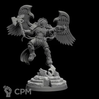 Описание картинки Commander Dante от MrMetalHorror по цене 400руб | Свободный Рынок Миниатюр - СРМ