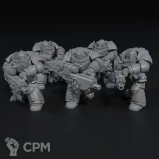 Описание картинки Heavy Intercessors от MrMetalHorror по цене 650руб | Свободный Рынок Миниатюр - СРМ